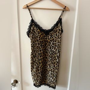 Leopard Print Slipdress